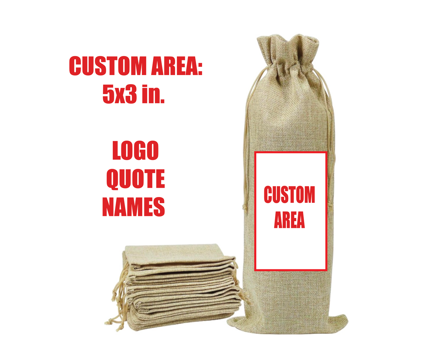 Personalized Wine Bags – Custom Vinyl Prints for Gifts, Weddings & Events