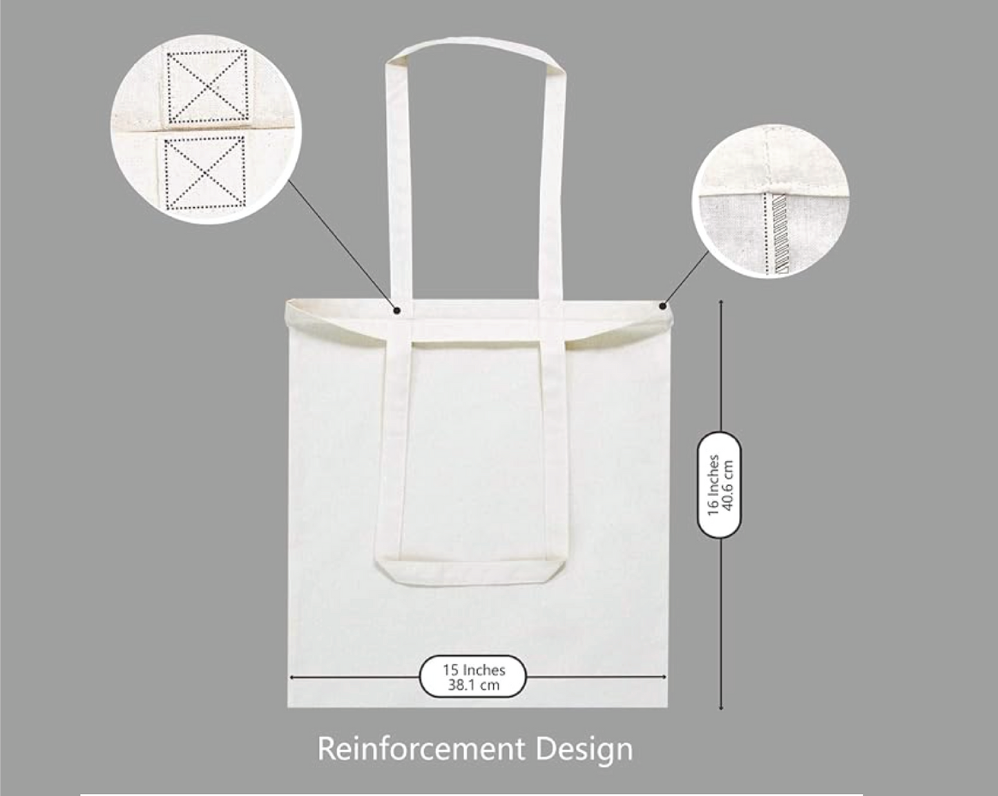 Custom Cotton Tote Bags – Personalized Vinyl Prints for Logos, Quotes & Designs