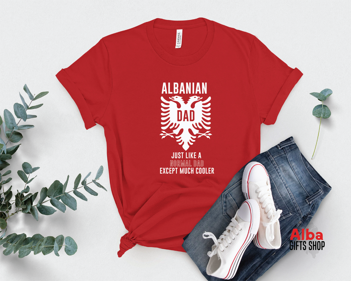 Albanian Dad T-Shirt – Gift for Albanian Dads