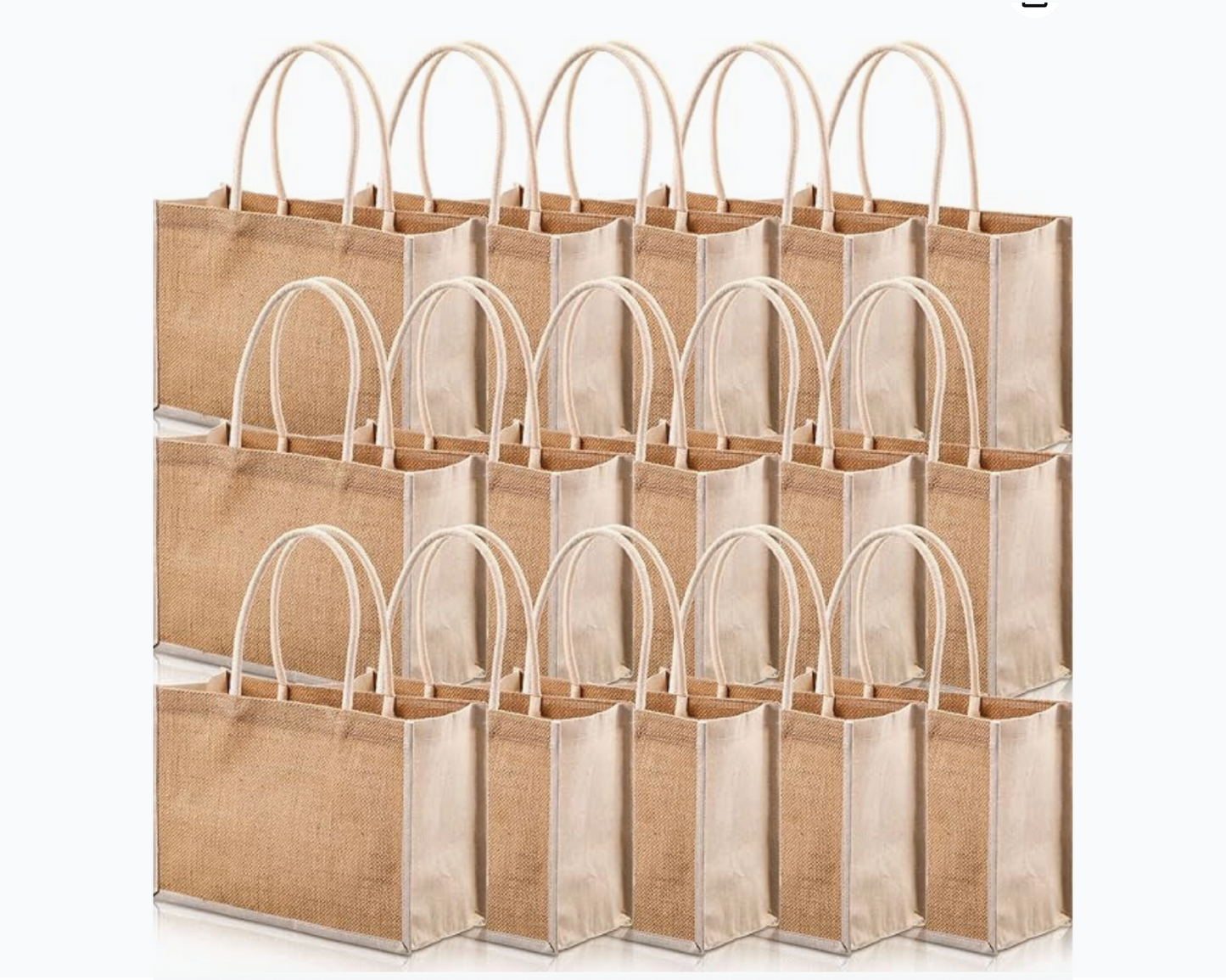 Personalized Burlap Tote Bags – Perfect for Weddings, Gifts & Special Events