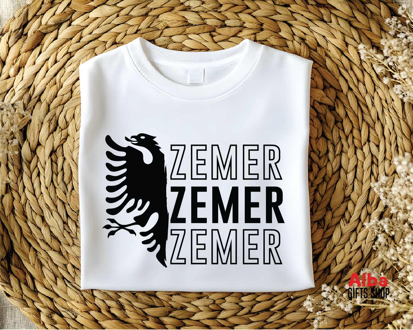 Zemër Shirt – Albanian Love T-Shirt | Cute Albanian Gift | Zemra Shirt