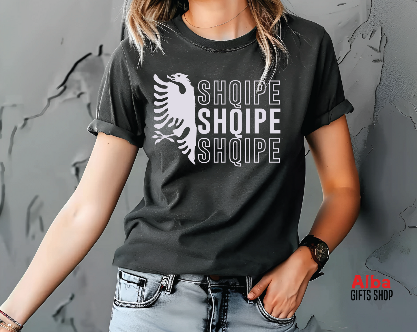 Shqipe Shirt – Albanian Eagle T-Shirt | Shqipëri Pride Shirt