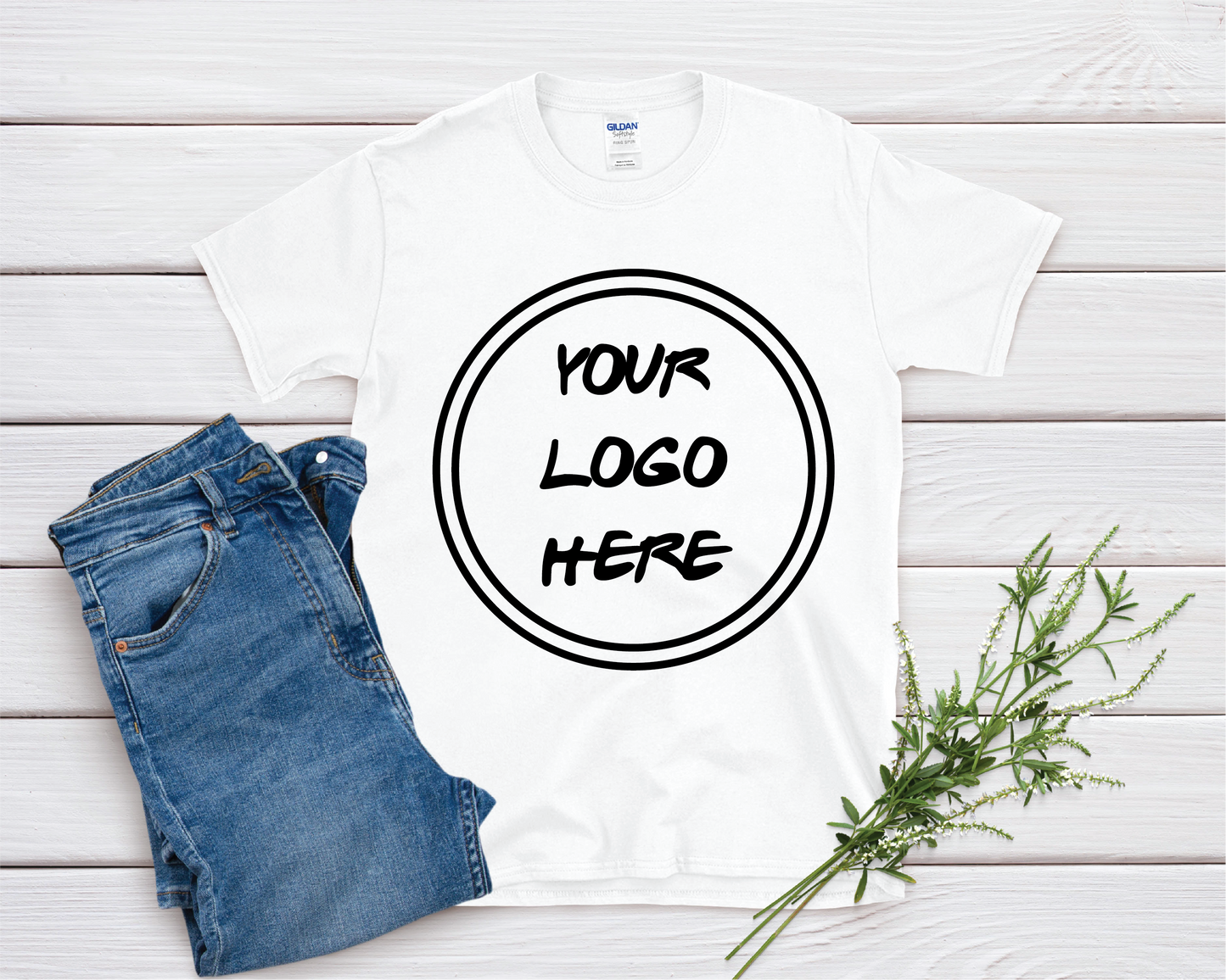 Custom Logo Shirt | Personalized Business T-Shirt | Company Branding Apparel