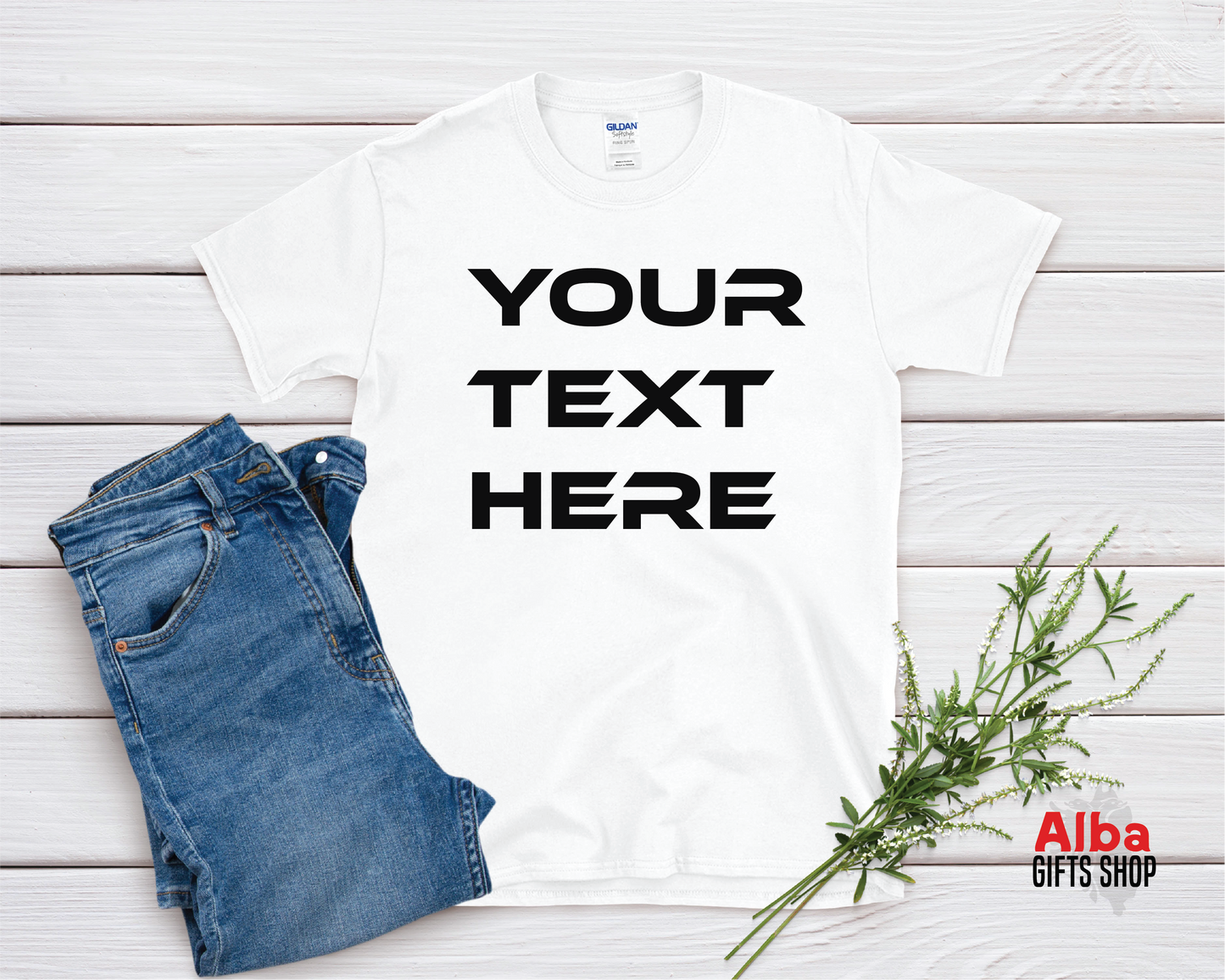 Custom Text Shirt | Personalized T-Shirt | Your Words Here