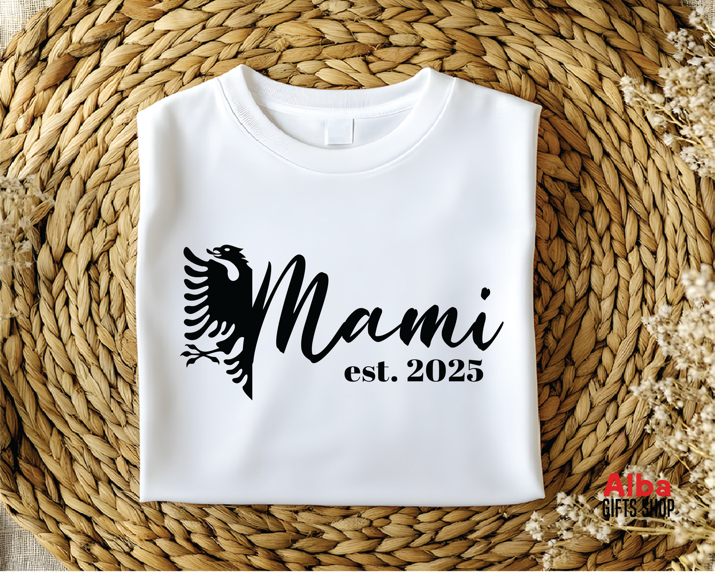 Albanian Mom T-Shirt  – Gift for Albanian Moms – Cultural Heritage Shirt