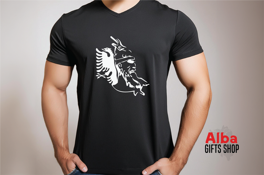 Skenderbeu and Albanian Flag Shirt