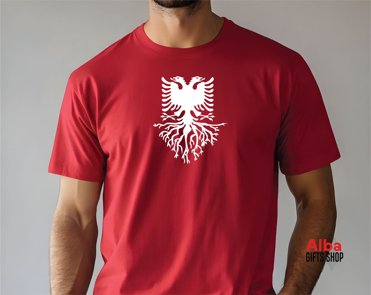 My Roots Are Albanian T-Shirt – Albania Flag and Roots Shirt
