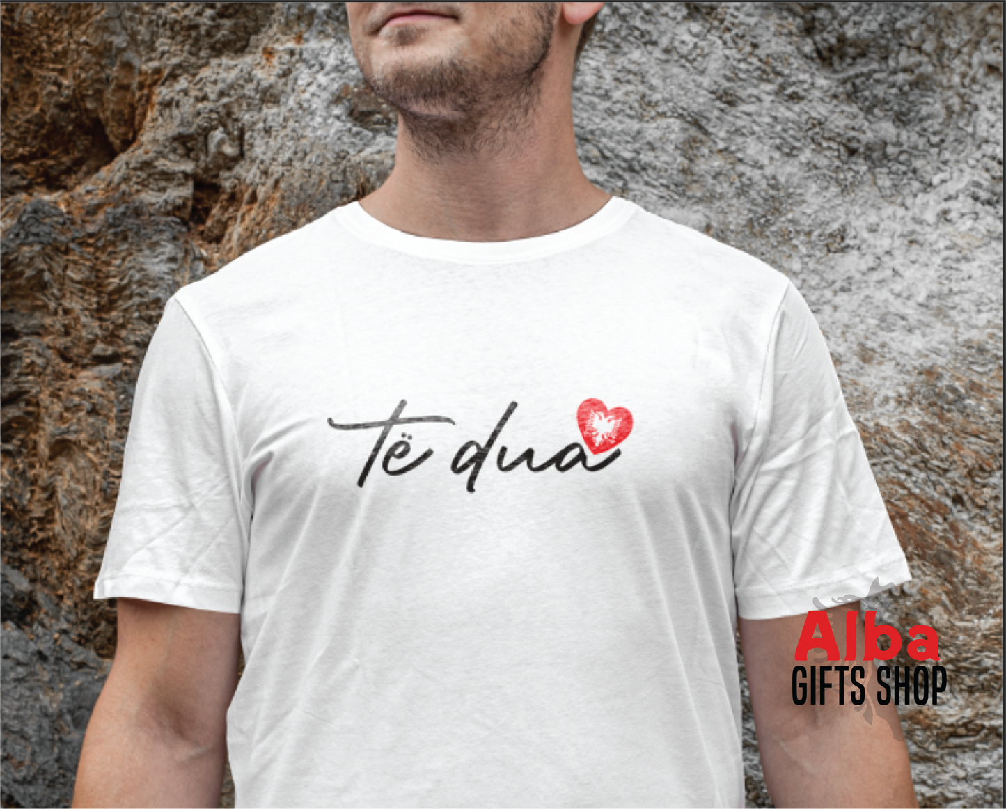 Te Dua Shirt – Albanian Love Quote Tee – Gift for Her or Him