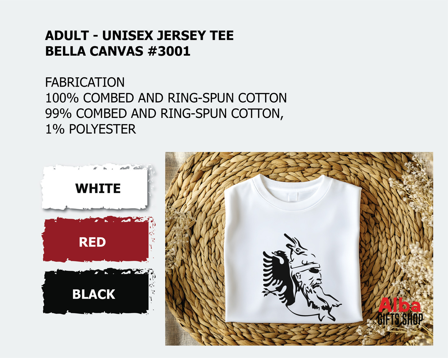 Skenderbeu and Albanian Flag Shirt