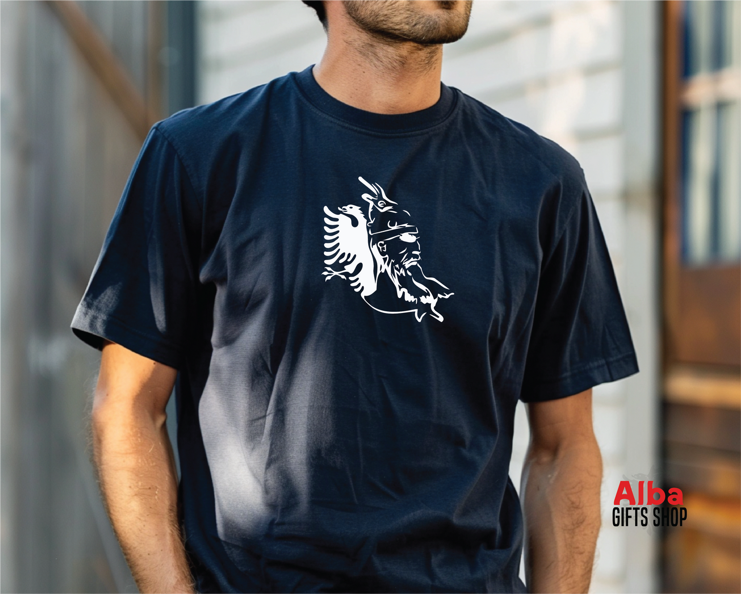 Skenderbeu and Albanian Flag Shirt