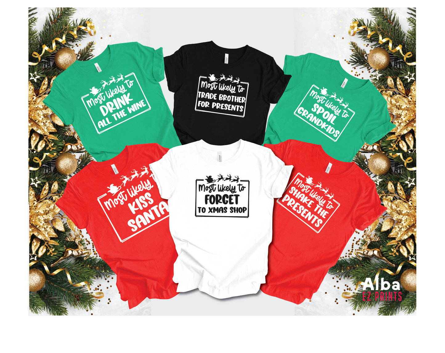 Christmas Theme - Most Likely to quotes
