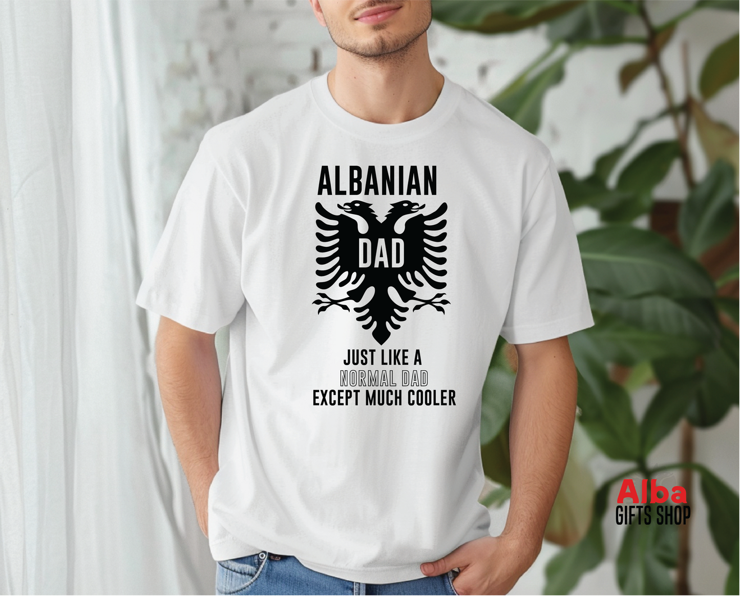 Albanian Dad T-Shirt  – Gift for Albanian Dads