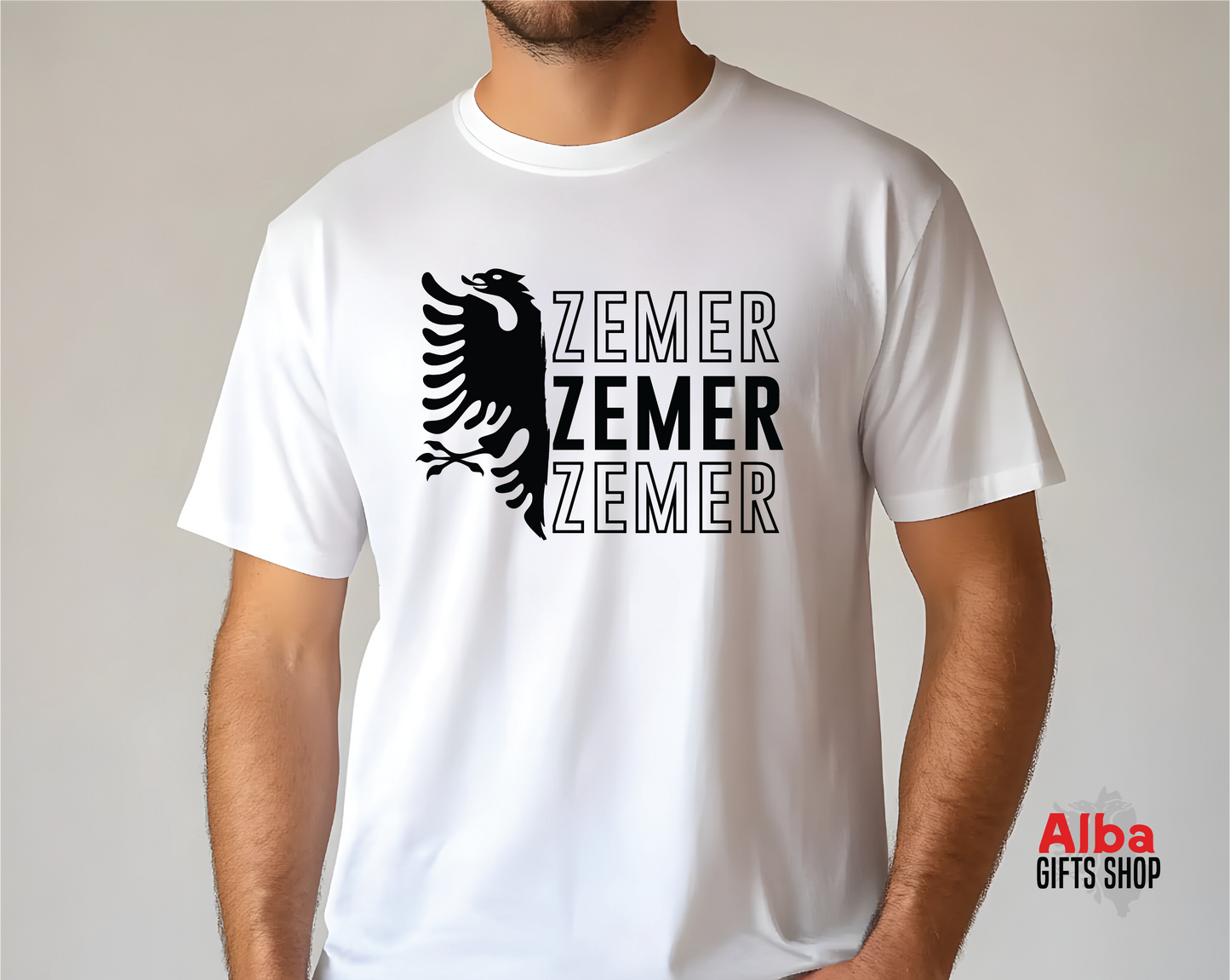 Zemër Shirt – Albanian Love T-Shirt | Cute Albanian Gift | Zemra Shirt