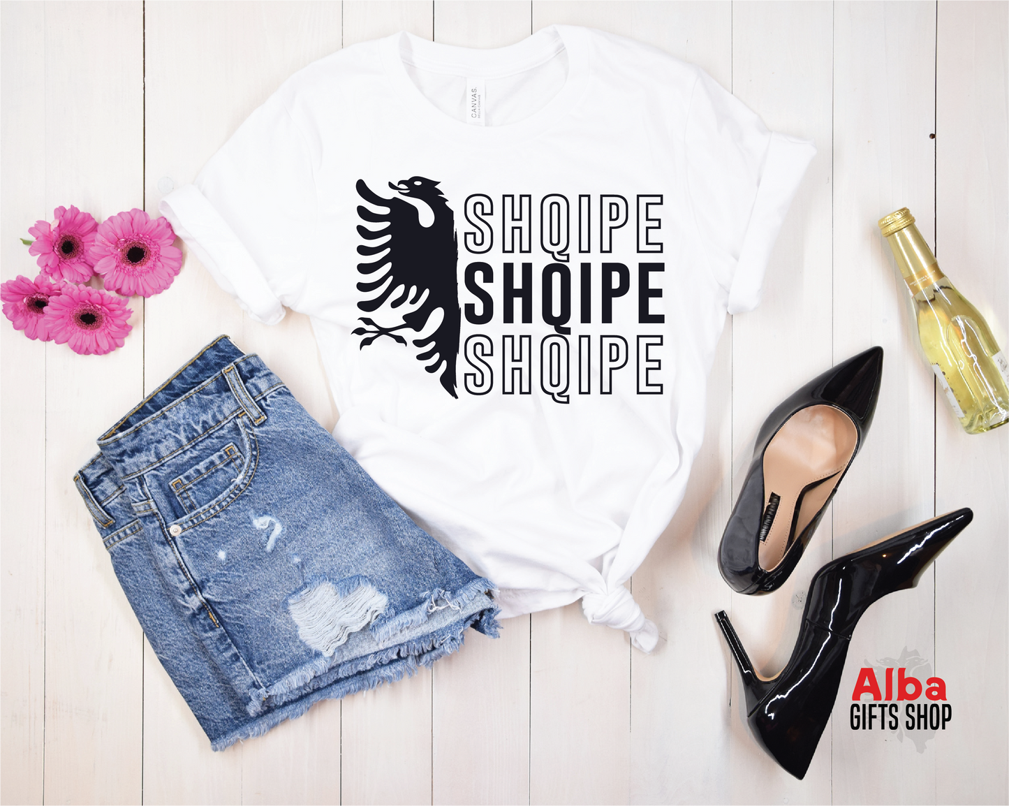 Shqipe Shirt – Albanian Eagle T-Shirt | Shqipëri Pride Shirt